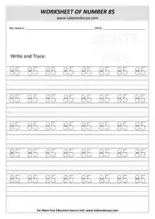 worksheet 85
